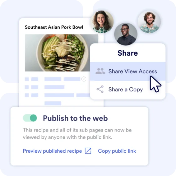 Screenshot of Meez webapp user dashboard